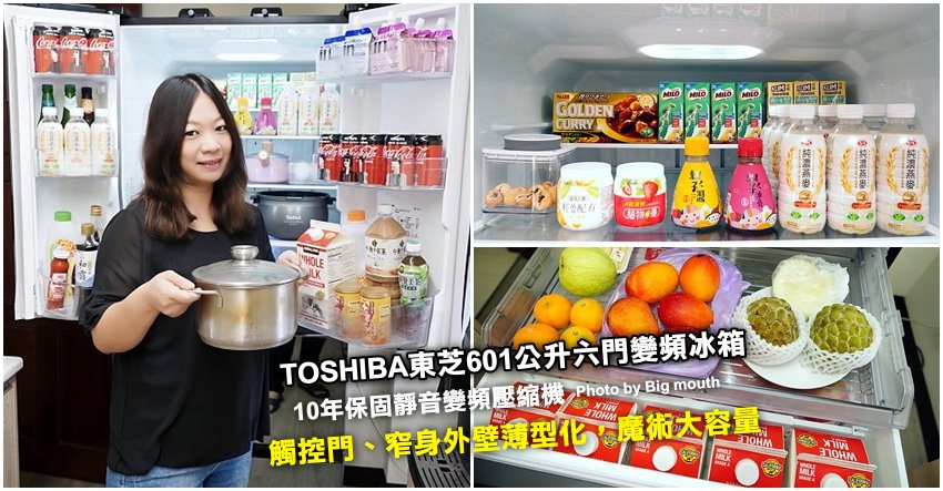 TOSHIBA 601公升冰箱